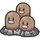 Triopikeur - Dugtrio