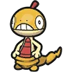 Baggiguane Scraggy ズルッグ