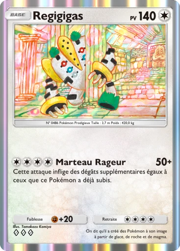 Pokémon Pocket - Choc Spatio-Temporel - Regigigas