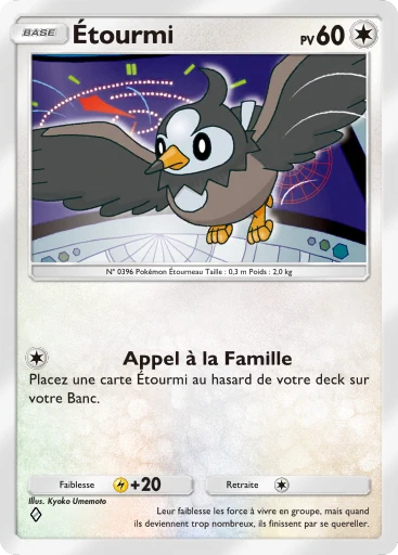 Pokémon Pocket - Embrasement Écarlate - Étourmi