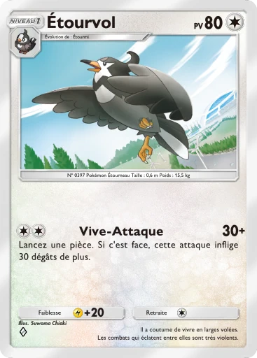 Pokémon Pocket - Embrasement Écarlate - Étourvol