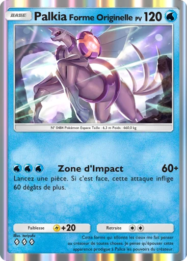 Pokémon Pocket - Lumière Triomphale - Palkia Forme Originelle