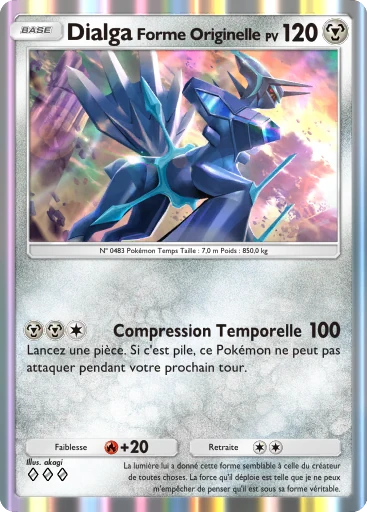 Pokémon Pocket - Lumière Triomphale - Dialga Forme Originelle