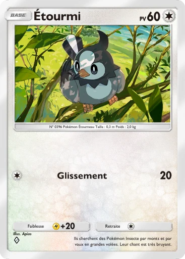 Pokémon Pocket - Lumière Triomphale - Étourmi