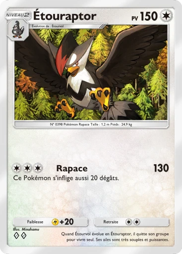 Pokémon Pocket - Lumière Triomphale - Étouraptor