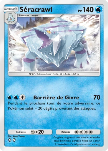 Pokémon Pocket - Méga-Ascension - Séracrawl