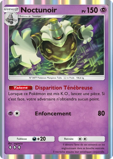 Pokémon Pocket - Méga-Ascension - Noctunoir