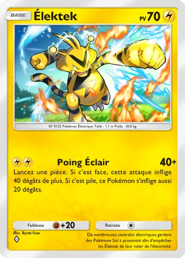 Pokémon Pocket - Puissance Génétique - Élektek