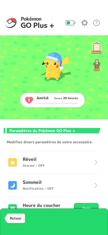 Pikachu Night Cap Bonnet de nuit