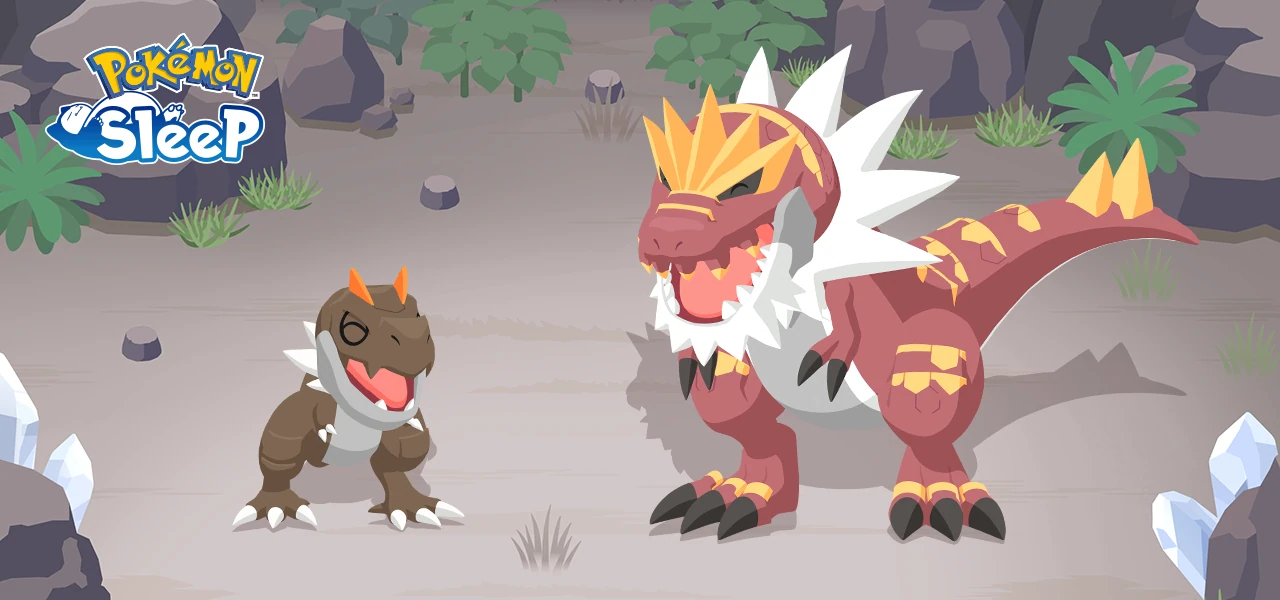 pokemon sleep event semaine competence 2 Ptyranidur Rexillius