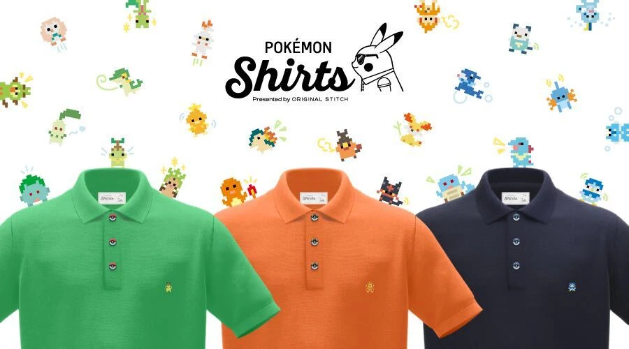 polo Pokemon shirts