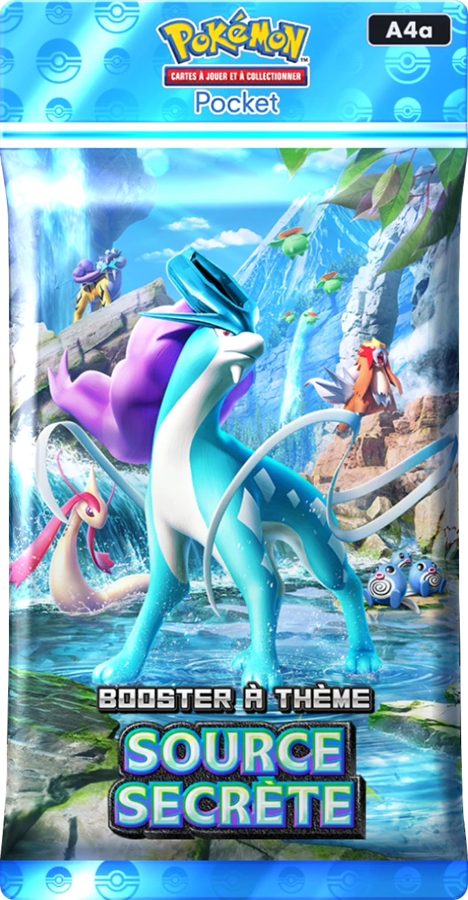 pokemon tcg pocket extension Source Secrète Suicune booster front