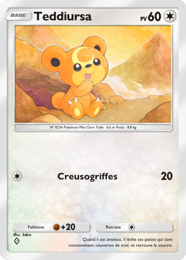 Pokémon Pocket - Aura Palpitante - Teddiursa