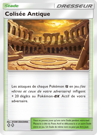 Pokémon Pocket - Carte Colisée Antique  (Aura Palpitante)