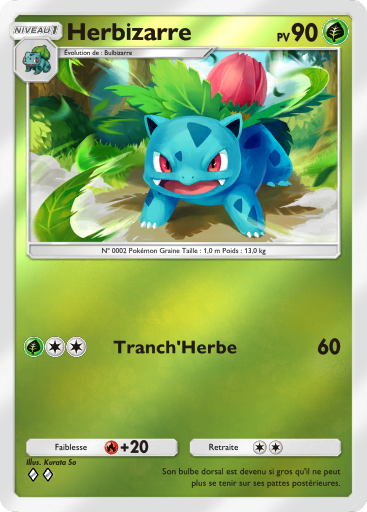 Pokémon Pocket - Booster de Luxe ex - Herbizarre