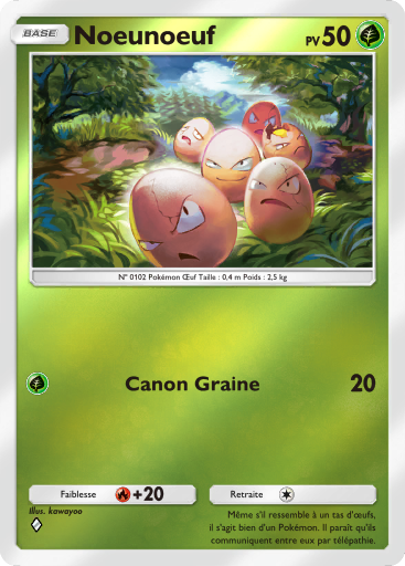 Pokémon Pocket - Booster de Luxe ex - Noeunoeuf