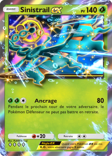 Pokémon Pocket - Booster de Luxe ex - Sinistrail-ex