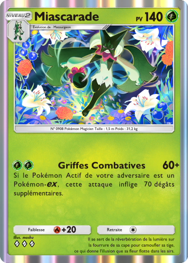 Pokémon Pocket - Booster de Luxe ex - Miascarade