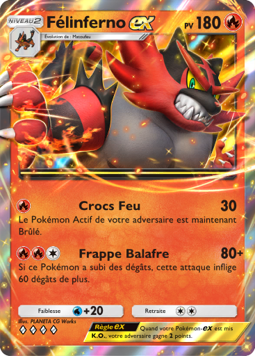 Pokémon Pocket - Booster de Luxe ex - Félinferno-ex