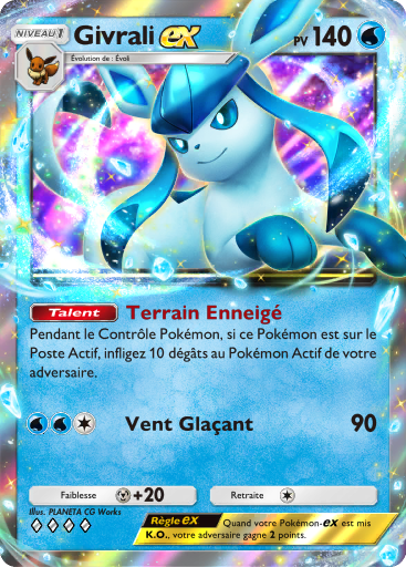 Pokémon Pocket - Booster de Luxe ex - Givrali-ex