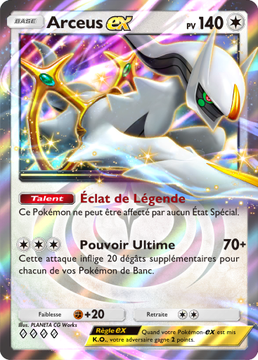 Pokémon Pocket - Booster de Luxe ex - Arceus-ex