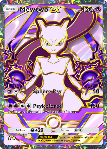 Pokémon Pocket - Booster de Luxe ex - Mewtwo