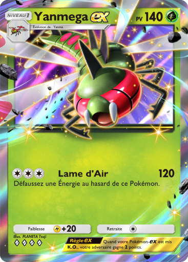 Pokémon Pocket - Choc Spatio-Temporel - Yanmega-ex
