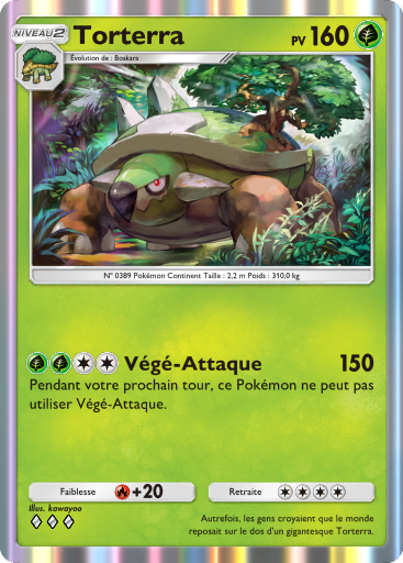 Pokémon Pocket - Choc Spatio-Temporel - Torterra