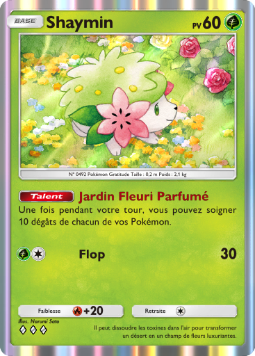 Pokémon Pocket - Choc Spatio-Temporel - Shaymin