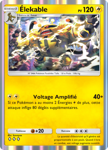 Pokémon Pocket - Choc Spatio-Temporel - Élekable