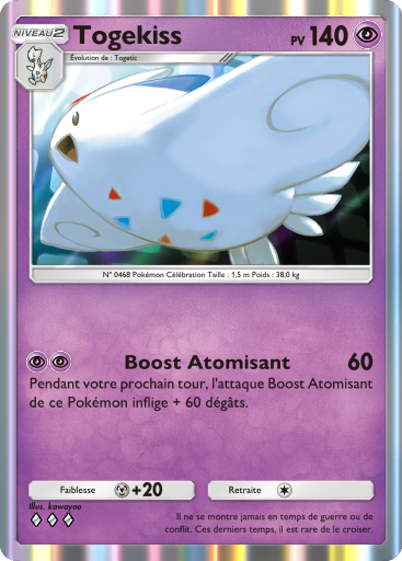 Pokémon Pocket - Choc Spatio-Temporel - Togekiss