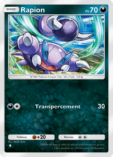 Pokémon Pocket - Choc Spatio-Temporel - Rapion