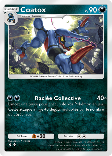 Pokémon Pocket - Choc Spatio-Temporel - Coatox
