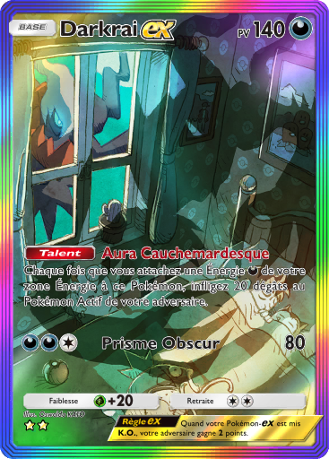 Pokémon Pocket - Choc Spatio-Temporel - Darkrai-ex
