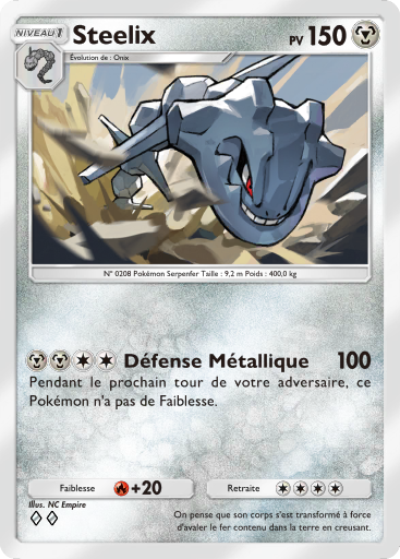 Pokémon Pocket - Embrasement Écarlate - Steelix