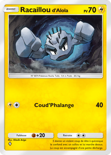 Pokémon Pocket - Gardiens Astraux - Racaillou d'Alola