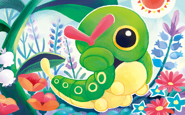 Pokémon Pocket - Jours Heureux - Chenipan