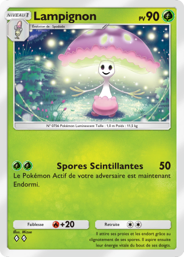 Pokémon Pocket - L'Île Fabuleuse - Lampignon