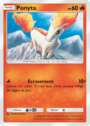 Pokémon Pocket - L’Île Fabuleuse - Ponyta