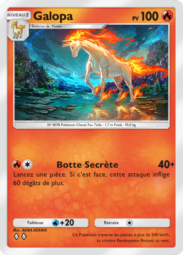 Pokémon Pocket - L'Île Fabuleuse - Galopa