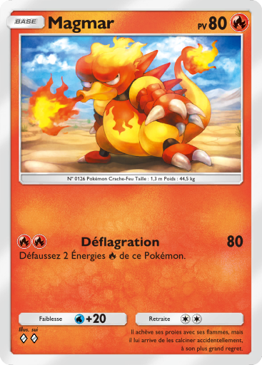 Pokémon Pocket - L'Île Fabuleuse - Magmar