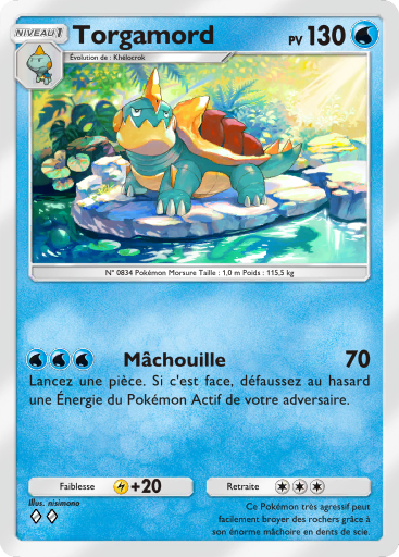 Pokémon Pocket - L'Île Fabuleuse - Torgamord
