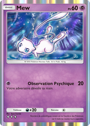 Pokémon Pocket - L'Île Fabuleuse - Mew