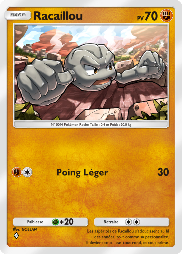 Pokémon Pocket - L'Île Fabuleuse - Racaillou
