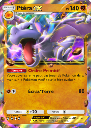 Pokémon Pocket - L'Île Fabuleuse - Ptéra