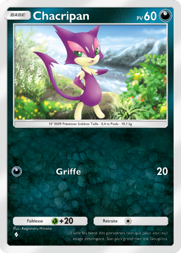 Pokémon Pocket - L'Île Fabuleuse - Chacripan