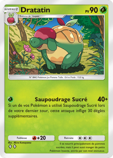 Pokémon Pocket - La Clairière d'Évoli - Dratatin