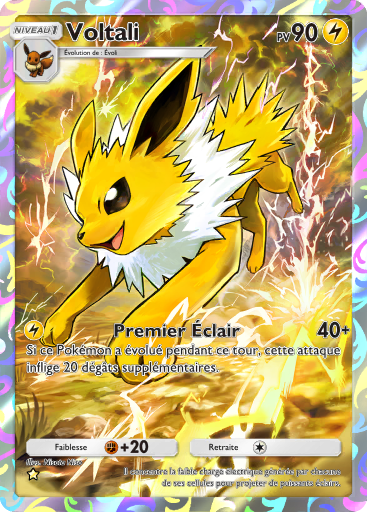 Pokémon Pocket - La Clairière d'Évoli - Voltali