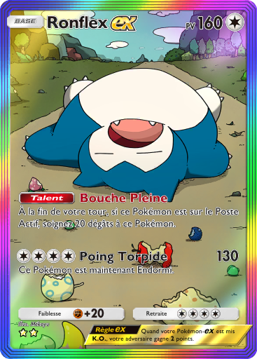 Pokémon Pocket - La Clairière d'Évoli - Ronflex-ex