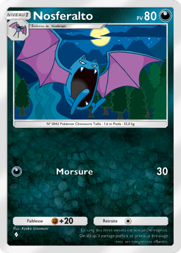 Pokémon Pocket - Lumière Triomphale - Nosferalto
